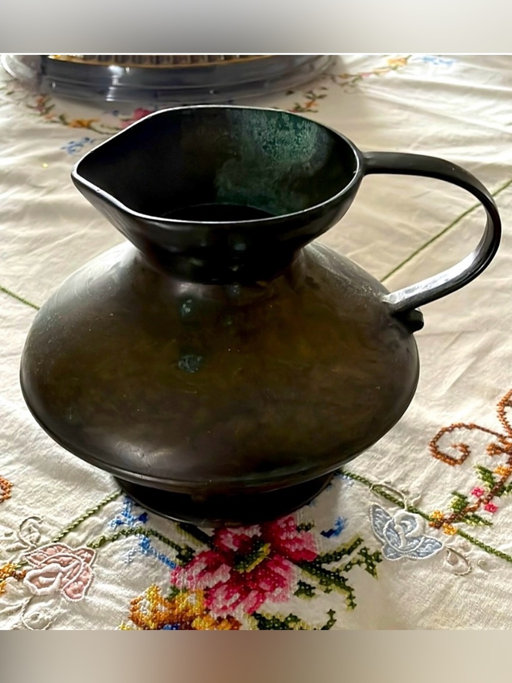 Antique Solid Brass  Pitcher